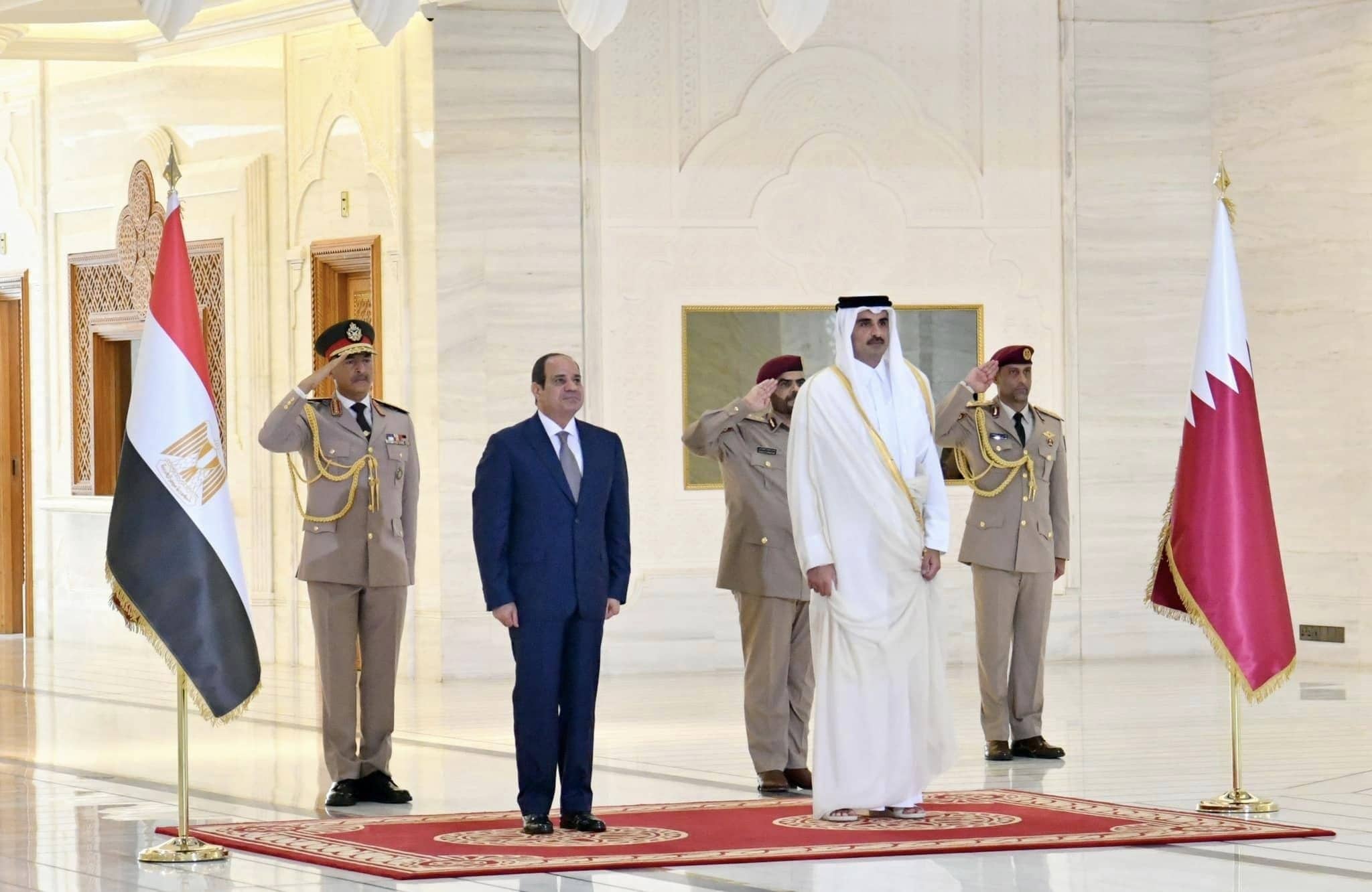 قراءة في زيارة الرئيس المصري إلى الدوحة