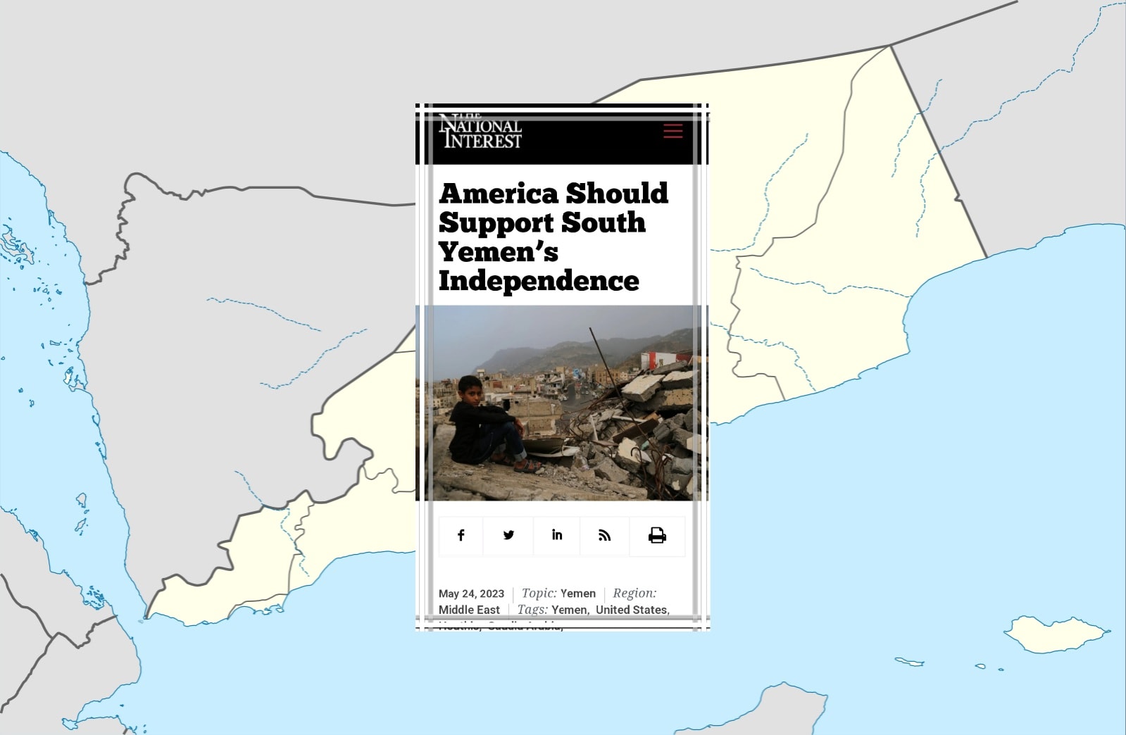 يجب أنّ تدعم الولايات المتحدة استقلال جنوب اليمن (مجلة أمريكية)