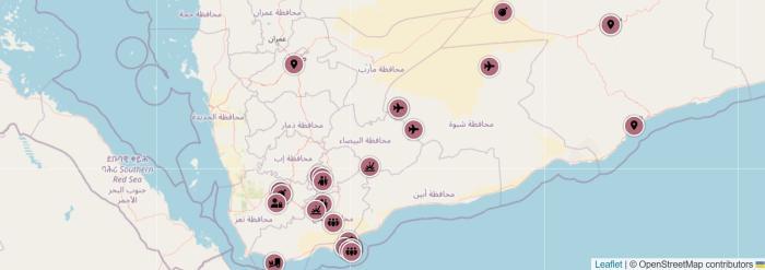 خارطة تفاعلية أسبوعية: التطورات الأمنية والعسكرية في اليمن