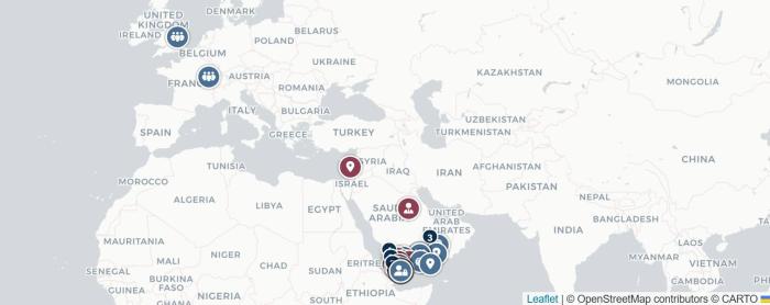 خارطة تفاعلية: جنوب اليمن بين قمع الاحتجاجات والتصعيد الحوثي